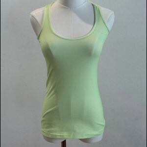 Lululemon Women's Lime Green Purple Speckled Run Racerback Tank Top Size S